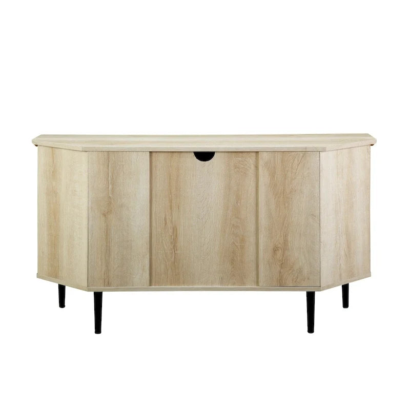 Meuble TV d'angle Middlebrook avec porte vitrée de 48 pouces