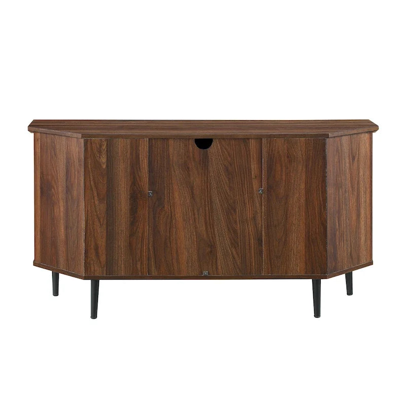 Meuble TV d'angle Middlebrook avec porte vitrée de 48 pouces